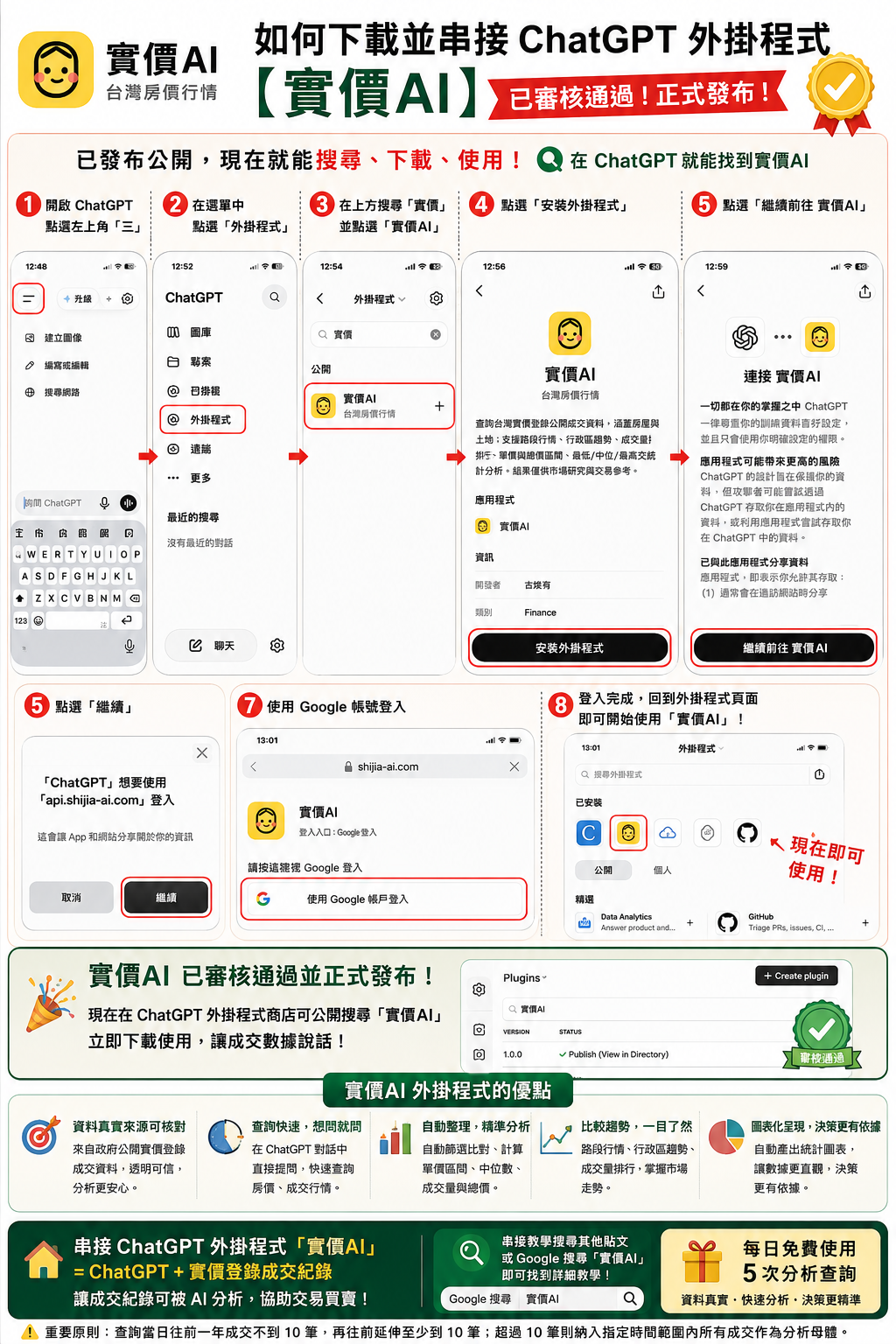 如何下載並串接 ChatGPT 外掛程式實價AI